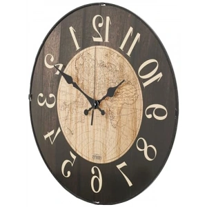 36 Cm Gerçek Cam Bombe Duvar Saati, Sessiz Mekanizma