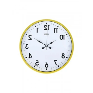 36 cm Renkli Plastik Kasa Duvar Saati