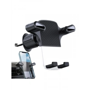 360 Derece Dönebilen Araba Telefon Tutucu - Siyah