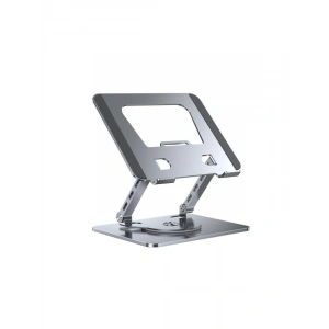 360 Derece Dönen Tabanlı Katlanabilir Laptop Standı - Alüminyum