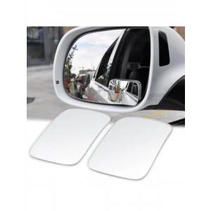 360 Derece Hareketli Gerçek Cam Kör Nokta Ayna Seti