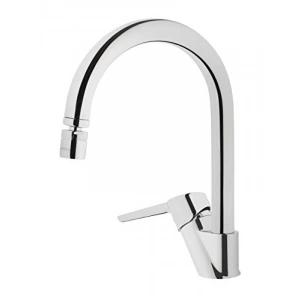 360° Dönebilen Krom Tezgah Üstü Eviye Bataryası, Süzgeçli Perlatör