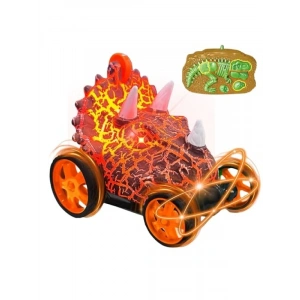 360° Hareketli Uzaktan Kumandalı Dinozor Araba - Işıklı ve Drift Atan