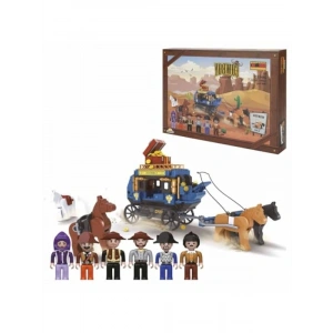 360 Parça Cowboy Seti Askerler ve Kızılderililer Figürü