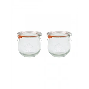 370 ml Cam Kavanoz, 2li Set, Çok Amaçlı Kullanım