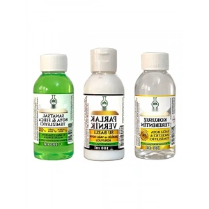 3x100 ml Yağlı Boya Seti, Terebentin, Vernik ve Boya Temizleyici