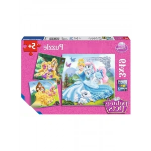 3x49 Parça Renkli Puzzle Seti