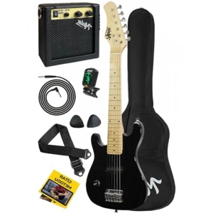 4-6 Yaş Arası Çocuklar İçin Amfili 30 İnç Elektro Gitar Seti