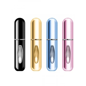 4 Adet 5 ml Seyahat Parfüm Spreyi, Doldurulabilir Mini Şişe