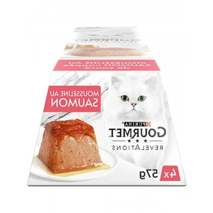 4 Adet 57 Gram Somonlu Yetişkin Kediler İçin Porsiyonluk Yem