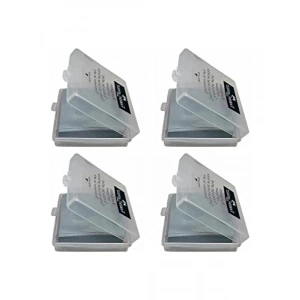 4 Adet Gri Hamur Silgi, Plastik Kutuda