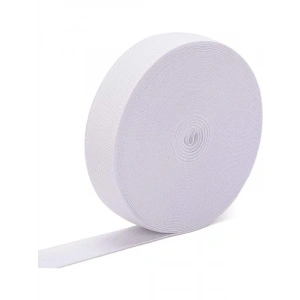 4 cm Genişlikte 25 Metre Beyaz Elastik Lastik Bant