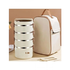 4 Gözlü Çelik Isı Yalıtımlı Yemek Kabı Seti