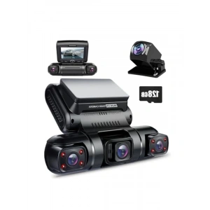 4 Kanallı FHD 1080P Dash Cam, Ön ve Arka Kamera