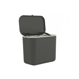 4 Litre Gri Renkli Çöp Kovası