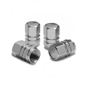 4lü Alüminyum Sibop Kapağı Seti, Lastik Valf Kapağı