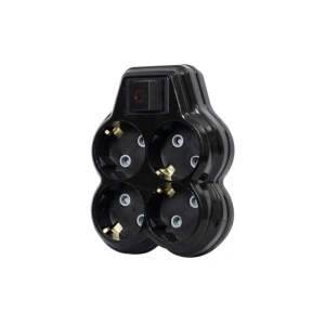 4lü Anahtarlı Golyat Priz, 16A 250 Volt