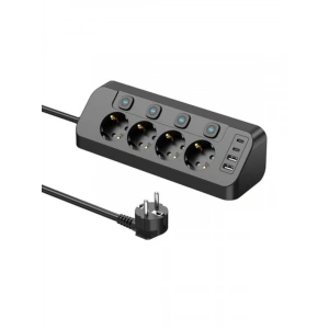 4lü Anahtarlı Priz, Aşırı Yük ve Kısa Devre Koruma Özellikli