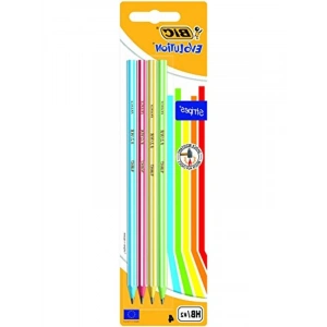 4lü Blister Kurşun Kalem, BIC Evolution Kalitesi