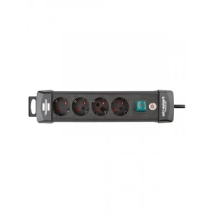 4lü Çoklu Priz - Işıklı Emniyet Şalteri