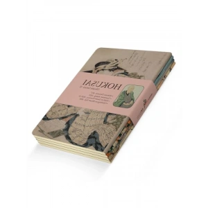 4lü Defter Seti, Çizgisiz, Sarı Krem Renk