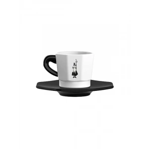 4lü Espresso Fincan Seti, Sekizgen Tasarım, Porselen
