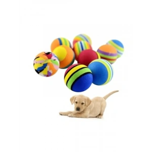 4lü evcil hayvan sünger oyun topu, eğlenceli aktiviteler için