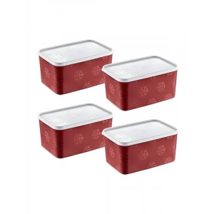 4lü Modüler Saklama Kabı Seti - 2600 ml