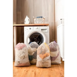4lü Renkli Çamaşır Yıkama Filesi - Ayakkabı ve Bebek Elbisesi İçin