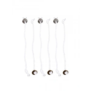 4 mm Kalınlığında 6 Adet Kopçalı Kandil Fitili Seti