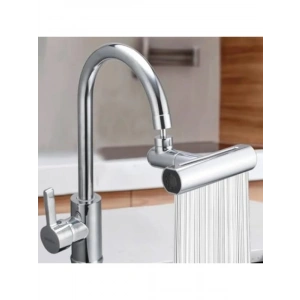 4 Modlu Su Tasarruflu Musluk Başlığı, Krom, Uzun Ömürlü