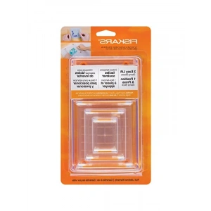 4 Parçalı Şeffaf Damga Bloğu Seti, Farklı Boyutlar