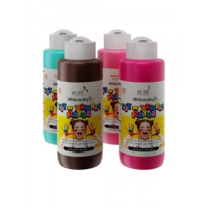 4 Renkli Parmak Boyası Seti (4x120ml)