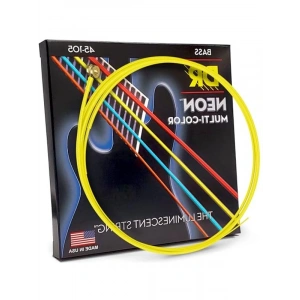 4 telli neon renkli bas telleri, müzikal performansınızı renklendirir