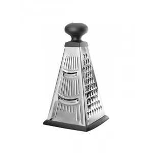 4 Yönlü Piramit Rende - Paslanmaz Çelik, 23.5 cm