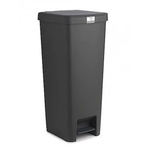 40 L Kapasiteli Köşe Çöp Kovası - Gri Renk