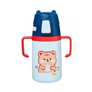 400ml Paslanmaz Çelik Termos - Ayıcıklı Tasarım