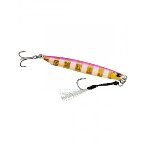 40Gr. PJA0045 Model Pink Gold Zebra Glow Jig