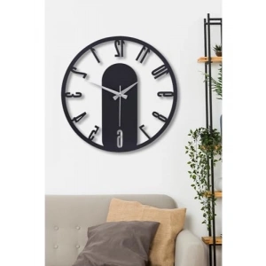 41 Cm Metal Dekoratif Duvar Saati, Sessiz Mekanizma