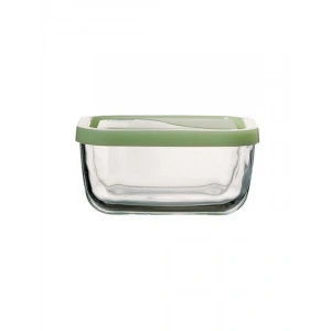 420 cc Kapasiteli İkili Saklama Kabı - Turkuaz Kapaklı