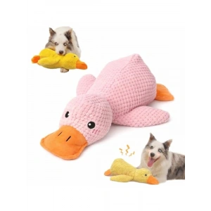 45 cm Sesli Peluş Ördek Oyuncağı, Diş Temizleyici