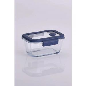 460 ML Vakumlu Cam Saklama Kabı - Mavi