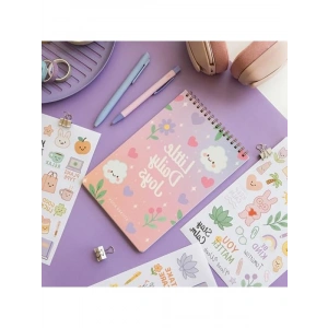 466 Adet Renkli Etiket Defteri, 18 Yaprak A5 Sticker Book