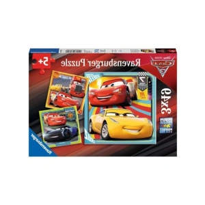 49 Parça Puzzle - Pixar Cars 3 Temalı Eğlenceli Yapboz Seti