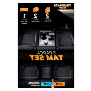 4D Universal Oto Paspas Seti - Siyah Renk