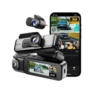 4K Araç Kamerası, Gece Görüşü ve GPS Özellikli