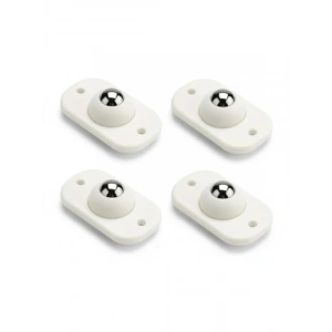 4’lü Bilyeli Eşya Kaydırma Aparatı - Çelik Bilyeli, Zemin Koruyucu