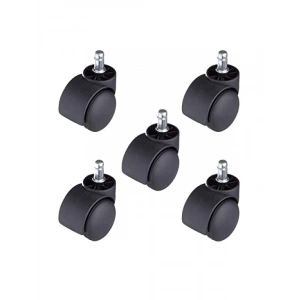 5 Adet 50 mm Pimli Geçmeli Ofis Koltuk Sandalyesi Tekerleği