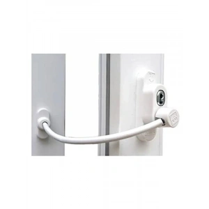 5 Adet Çelik Halatlı Beyaz Pencere Çocuk Emniyet Kilidi