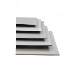 5 Adet Gri Renkli Mukavva, 2 mm Kalınlıkta, 35x50 cm Boyutunda